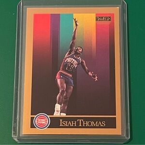 Isiah Thomas #93 1990-91 Skybox Basketball Trading Card